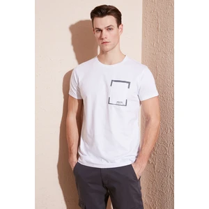 Bisiklet Yaka % 100 Pamuklu Slim Fit T Shirt Erkek T Shirt 541REWORK