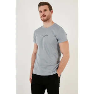 Bisiklet Yaka % 100 Pamuk Slim Fit T Shirt Erkek T Shirt 541IFIT