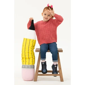 U.S. Polo Assn. Kız Çocuk Pembe Kazak /Triko 50276993-VR041