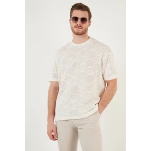 Pamuklu Regular Fit Örme T Shirt Erkek T Shirt CF24S218032