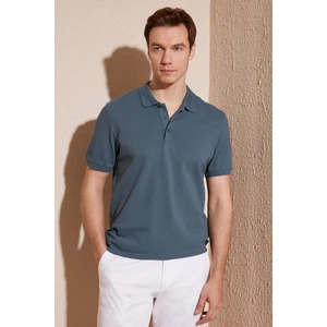 % 100 Pamuk Regular Fit Düğmeli Polo Yaka T Shirt Erkek Polo Yaka T Shirt 5902127