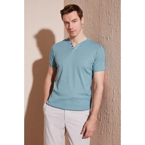 % 100 Pamuklu V Yaka Slim Fit T Shirt Erkek T Shirt 5902122