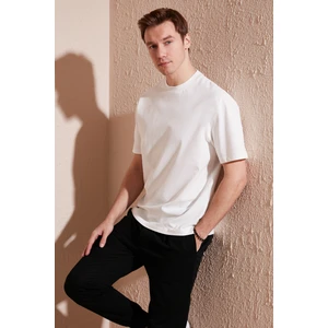 Pamuklu Relaxed Fit Sıfır Yaka T Shirt Erkek T Shirt 5905446