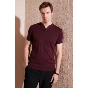 % 100 Pamuklu V Yaka Slim Fit T Shirt Erkek T Shirt 5902122