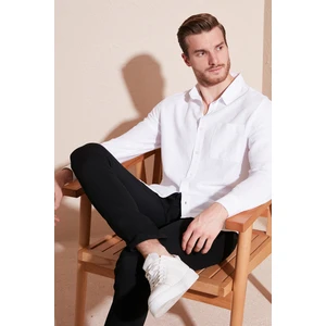 Pamuklu Regular Fit Tek Cepli Gömlek Erkek Gömlek CF24S128229