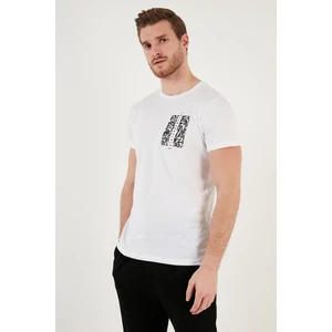 Bisiklet Yaka % 100 Pamuk Slim Fit T Shirt Erkek T Shirt 541QUINT
