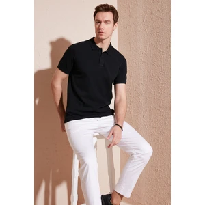 Pamuklu Regular Fit Düğmeli Polo Yaka T Shirt Erkek Polo Yaka T Shirt 5902739