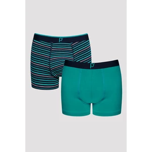 Erkek Stripe Çok Renkli 2li Boxer