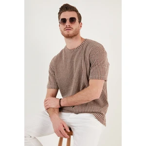 Pamuklu Regular Fit Bisiklet Yaka T Shirt Erkek T Shirt CF24S218033