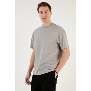 Pamuklu Relaxed Fit Sıfır Yaka T Shirt Erkek T Shirt 5905446