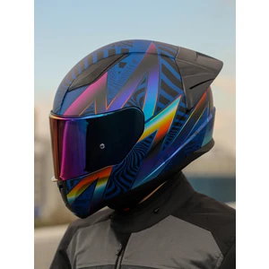Rapıd 2 Race Optık Mat Mavi-Mor Kask