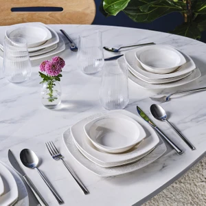 Square Bone Farah 24 Parça 6 Kişilik Yemek Takımı