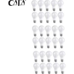 CT-4266 12W LED Ampul Beyaz Işık 1000LM 6500K 30 Adet