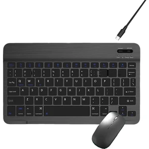 Mini Kablosuz Bluetooth Klavye Telefon Tablet Pc Android A Için Taşınabilir Bluetooth Klavye Fare (Yurt Dışından)