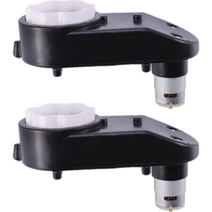 2x RS390 Elektrik Motoru Şanzıman 6 V 18000 Rpm Araba Dc Motor Çocuklar Için Araba Oyuncak (Yurt Dışından)