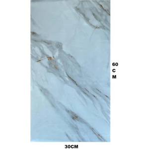 Renkli Duvarlar 60X30CM Shiny Alaca Renkli Mermer Desen Yapışkanlı Karavan Prefabrik Banyo Wc Duvar Kaplama Paneli