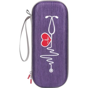 Klasik Iii Stetoskop Için Saklama Çantası Taşıma Çantası Koruma Kılıfı Kol Kutusu Koruma Kılıfı (Mor) (Yurt Dışından)