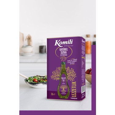 Komili Lezzetlik Yumuşak Natürel Sızma Zeytinyağı 3 lt Fiyatı