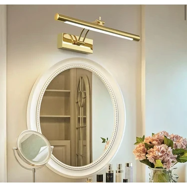 Buiva Modern Duvar LED Aplik Banyo Tablo Aydınlatma Kuğu Pelikan Aplik Gold Sarı Gün Işığı Samsung