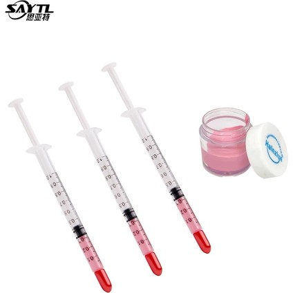 20G Tarzı 3gg Pembe Termal Silikon Gres Şırınga Macunu Cpu Soğutucu LED Gpu Ev Aletleri Elektronik Bileşenler Soğutma (Yurt Dışından) fiyatları