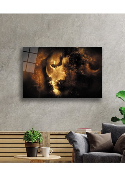 Aslan Cam Tablo