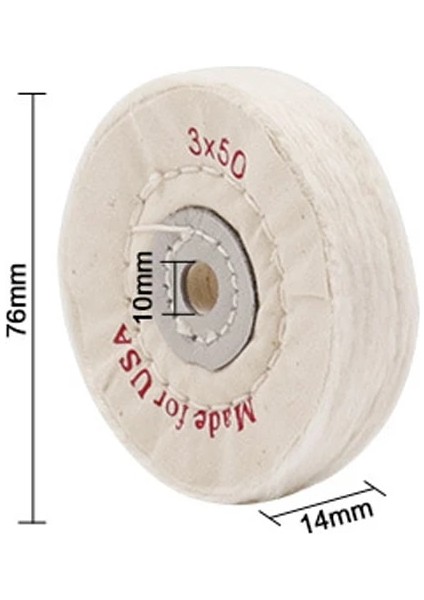 Beyaz D76MM Tarzı 75MM Mini Matkap Taşlama Parlatıcı Tekerlek Parlatma Pedi Aksesuarları Tezgah Öğütücü Döner Taşlama Için Aşındırıcı Disk (Yurt Dışından)