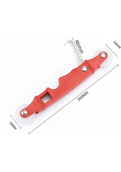 No.2 Tarzı Kauçuk Haddeleme Tekerlek Kurulum Araçları Ahşap Saplı Spline Rulo Yenileyici Pencere Kurulum Ekran Kapı Ev El Aleti (Yurt Dışından)