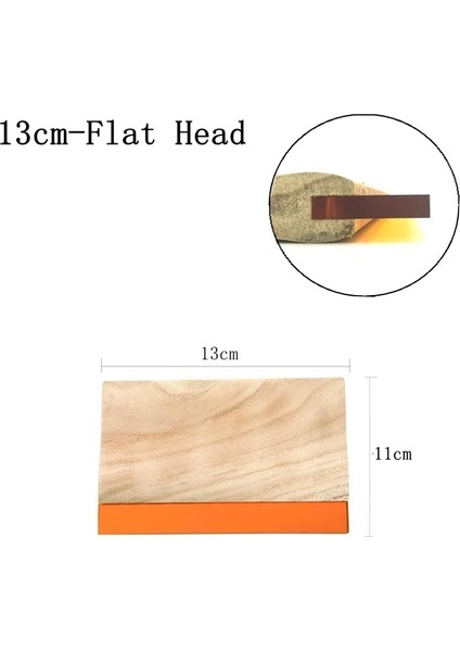 13CM Silecek Düz Stil 1 Adet Çok Boyutlu Serigraf Baskı Silecek Mürekkep Kazıyıcı Serigrafi Alüminyum Emülsiyon Kepçe Kaplayıcı Araçları Parçası (Yurt Dışından)