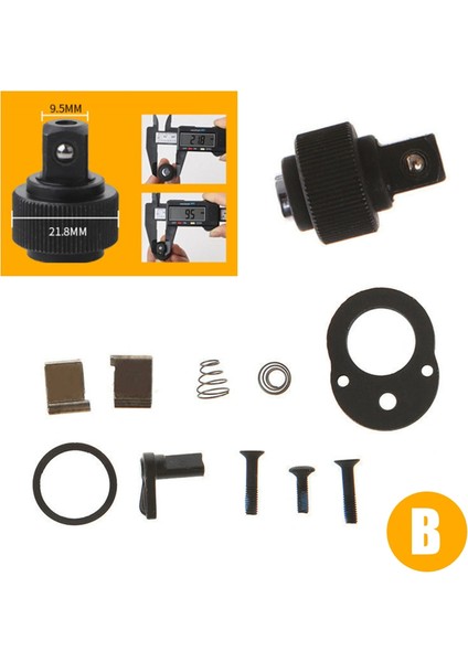 M Tarzı '' '' '' Diş Cırcır Lokma Anahtar Tamir Aksesuarı Yedek El Aletleri Anahtar Parça Kiti Cırcırsız (Yurt Dışından)