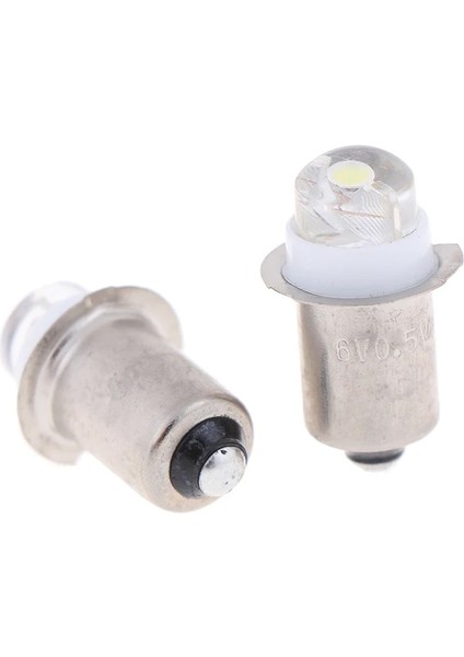 No.1 Stili LED Ampul P13.5S 0.5W Çalışma Işığı El Feneri Torch Işık Yedek LED Ampul Çalışma Işığı Lambası 3V 4.5V 6V (Yurt Dışından)
