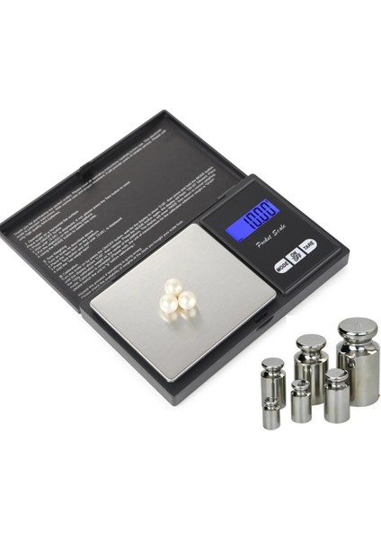 10G Standart Ağırlık Stili 100G 200G 500G x 0.01G Dijital Mutfak Terazisi Takı Altın Denge Ağırlığı Gram LCD Cep Ağırlık Electroales (Yurt Dışından)