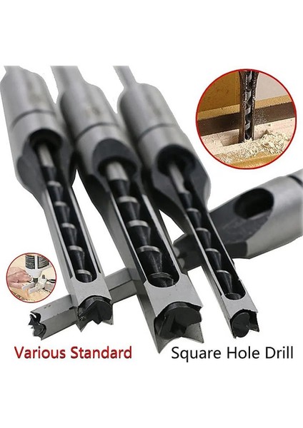 8mm Tarzı 6 Hss Kare Delik Matkap Ucu Zıvana Açma Keskileri Ağaç Işleme Aleti (Yurt Dışından) fiyatları