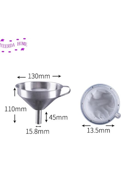 Bir Stil 400 Ağ 304 Paslanmaz Çelik Huni ve Süt Geleneksel Çin Tıbbı Yağı Beyaz Şarap Kaynamış Su Esh Naylon Filtre (Yurt Dışından) indirimleri