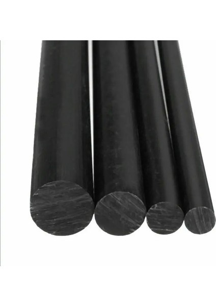 Beyaz Stil 5X100MM mm Asetal Çubuk Mühendislik Plastik Yuvarlak Çubuk Siyahbeyaz Uzunluk mm 1 Adet (Yurt Dışından)