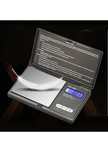 Kutu Stili ile 100G 0.01G 100G 200G 500G x 0.01G Dijital Mutfak Terazisi Takı Altın Denge Ağırlığı Gram LCD Cep Ağırlık Electroales (Yurt Dışından)