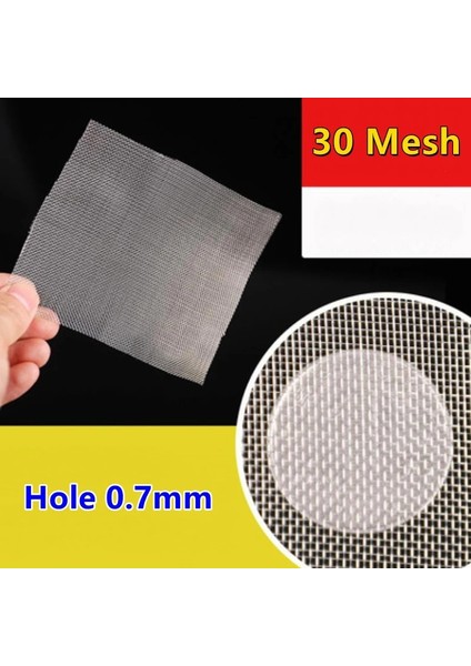 30 Örgü Stili 50CM x 200CM cm Paslanmaz Çelik Hasır Filtre Filesi Metal Ön Tamir Filesi Filtrasyon Dokuma Tel Elek Sac Elek (Yurt Dışından)