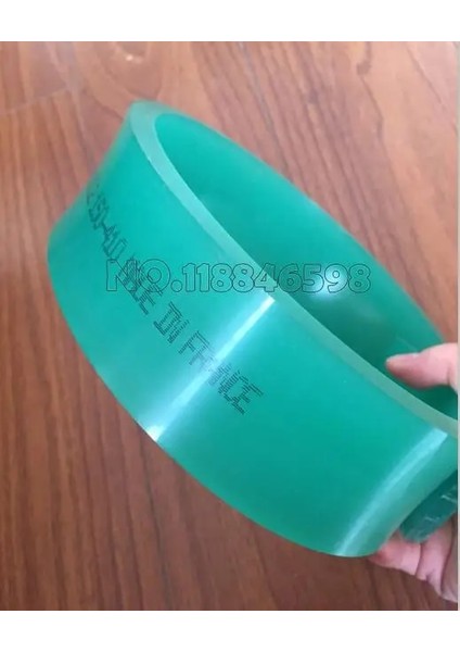 Yeşil 75A 1m Stili 50*9* Düz Serigrafi Baskı Silecek Lastik Bıçak A Durometre (Yurt Dışından)