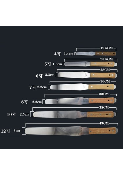 8 Inç Tarzı Serigraf Baskı Kazıyıcı Paslanmaz Çelik Mürekkep Spatula Ahşap Saplı Smt Silecek Serigrafi Kazıyıcı Aracı (Yurt Dışından) indirimleri