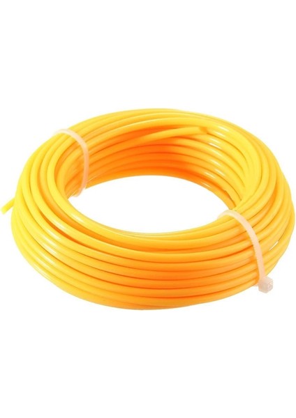 Sarı Tarzı 2.4mm * 15 M Güçlü Strimmer Hattı Biriktirme Naylon Kordon Tel Dize Çim Makası Kafa Hattı Çim Kesici (Yurt Dışından)