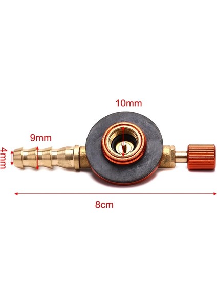 Siyah Stil 2 Stilleri Kamp Gaz Sobası Ayar Vanası Güvenli Anahtarlama Şarj Şişme Vana Adaptörü Düz Tank Sıvılaştırılmış Silindir (Yurt Dışından)