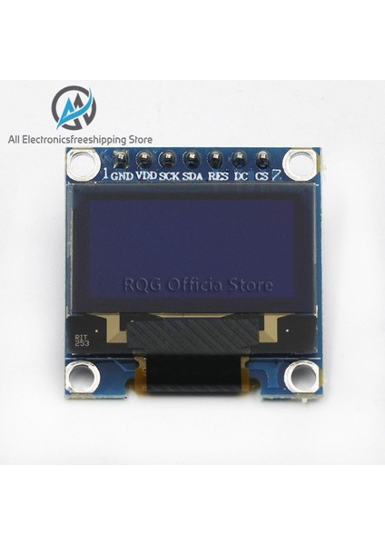6pın Mavi Tarzı 0. Iıc Seri Sarı Mavi OLED Ekran Modülü I2C SSD LCD Ekran Kartı Gnd Vcc Scl Sda Arduino Için (Yurt Dışından)