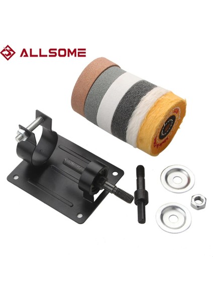 Taşlama Taşı D Stili Allsome Elektrikli Matkap Modifiye Öğütücü ve Parlatıcı Braketi Parlatma Bileme Artefakt Kenar Braketi Taşlama Taşları ile (Yurt Dışından) fırsatları