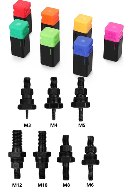 M 3 Tarzı Perçin Somun Kafası Premium Otomatik Perçin Aracı Seti Perçin Somunu Aracı Perçin Aracı Döşeme Araçları Zımba Tabancası (Yurt Dışından) fırsatları