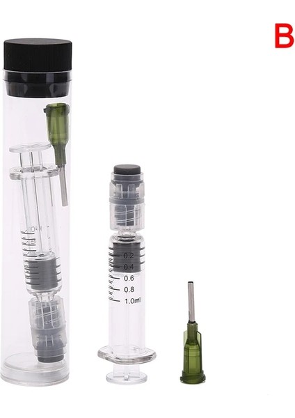 1 Takım Şırınga Stili 1ml L Akrilik Luer Lock Şırınga Künt Iğne Kapağı Mürekkep Denizayağı Yağı Enjeksiyonu Için Kullanılan Endüstriyel Dağıtım (Yurt Dışından)