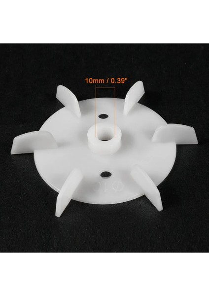 125X18MM Tarzı Uxcell Beyaz Plastik D Milinin Değiştirilmesi 6 Pervane Motorlu Fan Kanadı Özelleştirilebilir (Yurt Dışından) modelleri