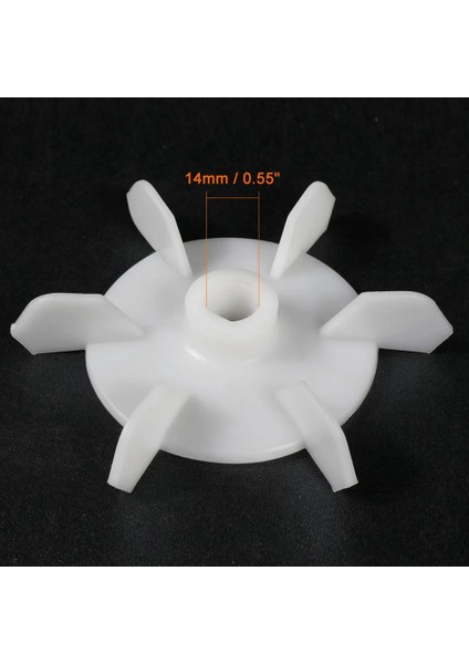 125X18MM Tarzı Uxcell Beyaz Plastik D Milinin Değiştirilmesi 6 Pervane Motorlu Fan Kanadı Özelleştirilebilir (Yurt Dışından) fırsatları