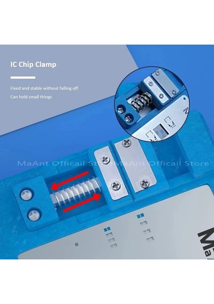6s-12 LCD Tarzı 1 Parça Maant MR01 Yüz Kimliği Nokta Projektörü Hassas Fikstür iPhone x Için Faceıd Tutucu Jig Kelepçe Yedek Onarım Araçları (Yurt Dışından)