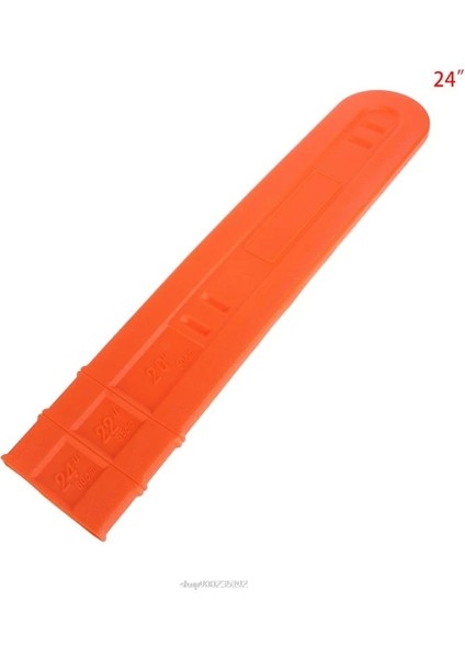 Turuncu 60,9cm Stili Testere Çubuğu Koruyucu Kapak Kın Koruyucu Evrensel Kılavuz Plaka Tutucu Zincir Testere Kılavuz Kol Aracı (Yurt Dışından)