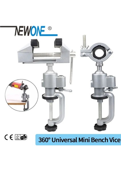 Kit 2 Stili Taşınabilir 360 Masa Döner Mengene Ağaç Işleme Evrensel Mini Kelepçeli Masa Tezgah Mengenesi Dönen Matkap Standı Hobi Kullanımı Dıy (Yurt Dışından)