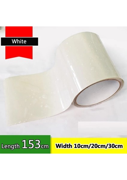 Beyaz Stil Genişlik 20CM cm Süper Güçlü Kaçak Onarım Su Geçirmez Bant Bahçe Hortumu Su Borusu Bağlama Hızlı Kurtarma Hızlı Durdurma Aracı Sihirli Tutkal (Yurt Dışından)